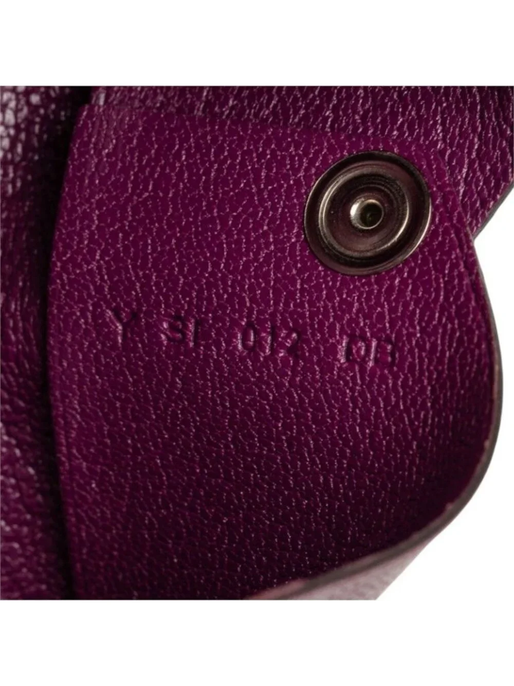 Hermes Calvi Card Case Business Anemone Purple Chevre